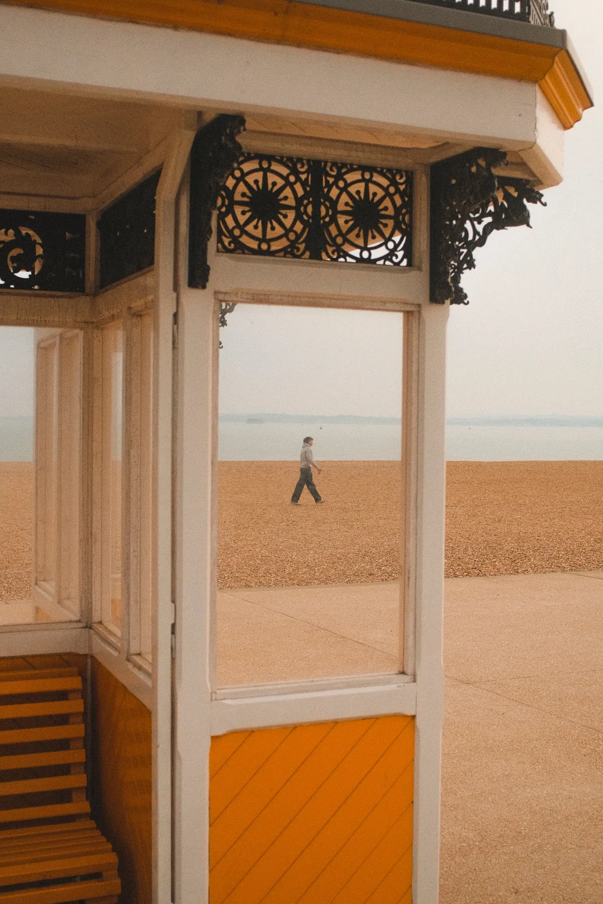 This was such a cheap shot but I love the separation of thirds within the frame