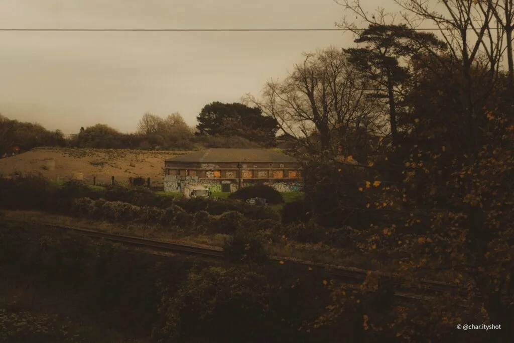 Train bridge architecture and structural details in Havant
