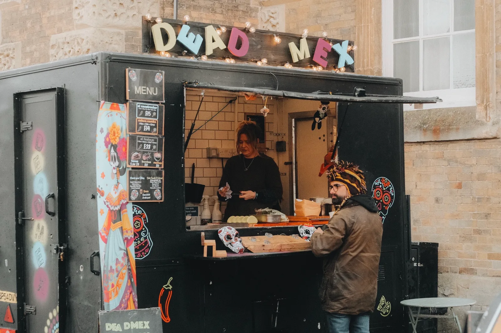 Shoppers at Salisbury market