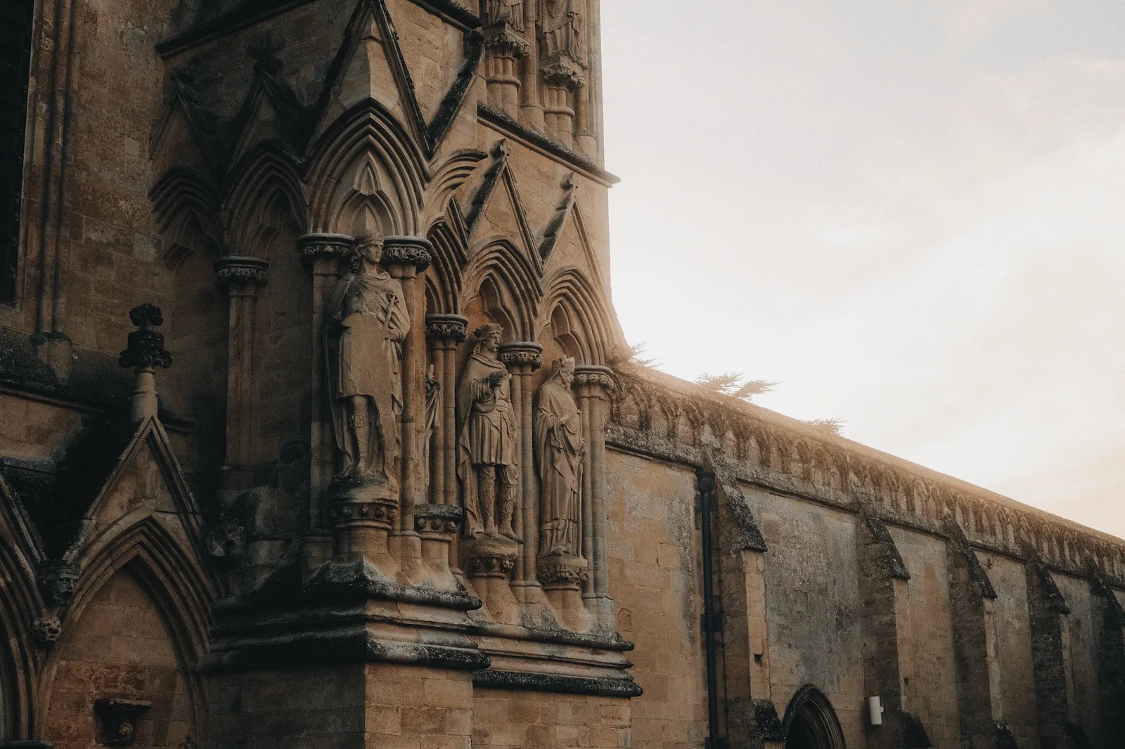 Stonework on Salisbury Cathedral