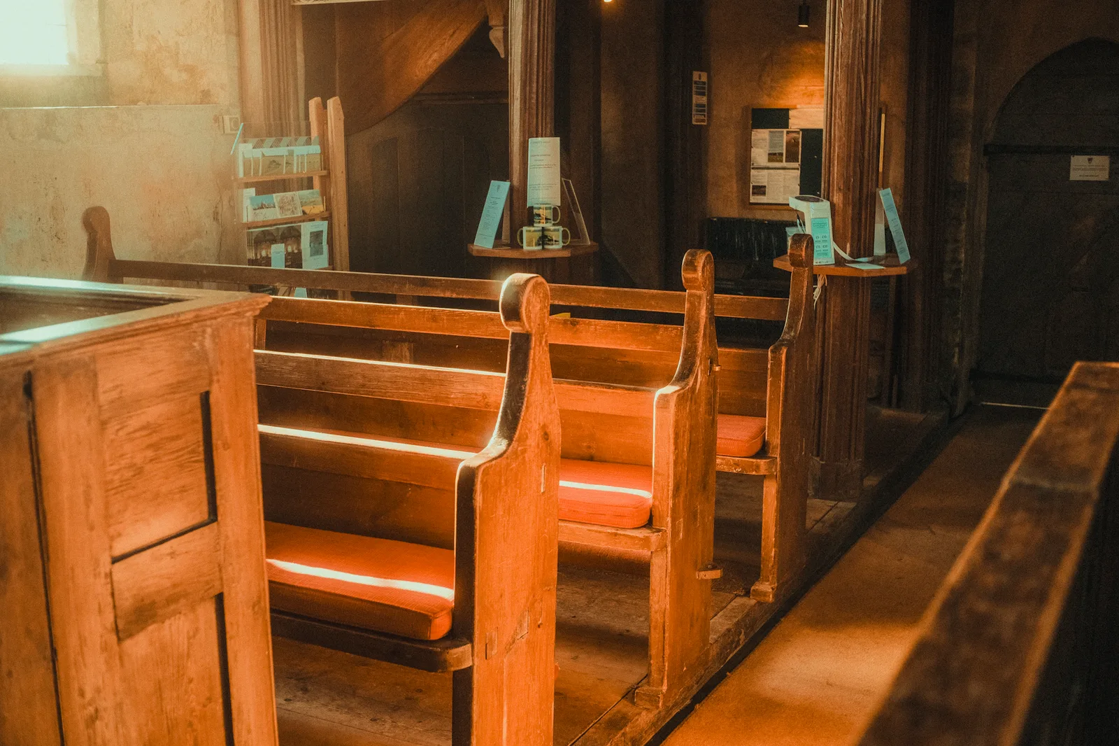 Medieval wall paintings at St Hubert's Church