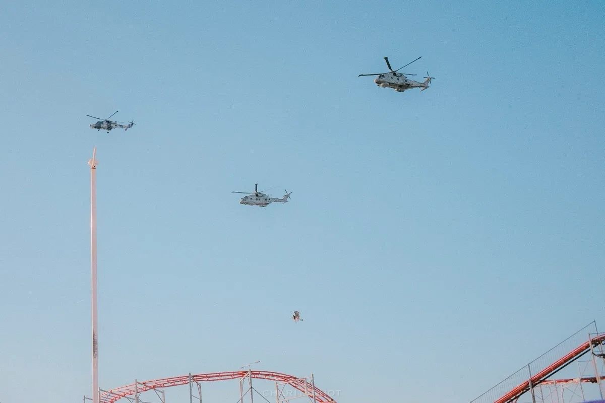 HMS Prince of Wales entering Portsmouth Harbour